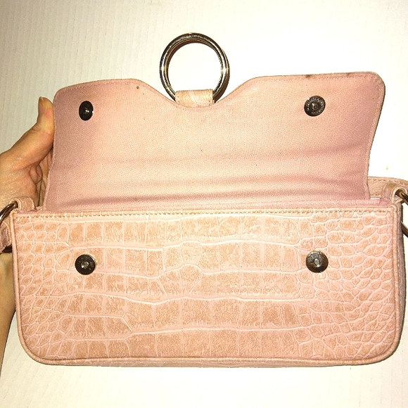☆Y2K☆Vintage CHARLOTTE RUSSE Classic Flap Shoulder Bag~EUC - Picture 5 of 14